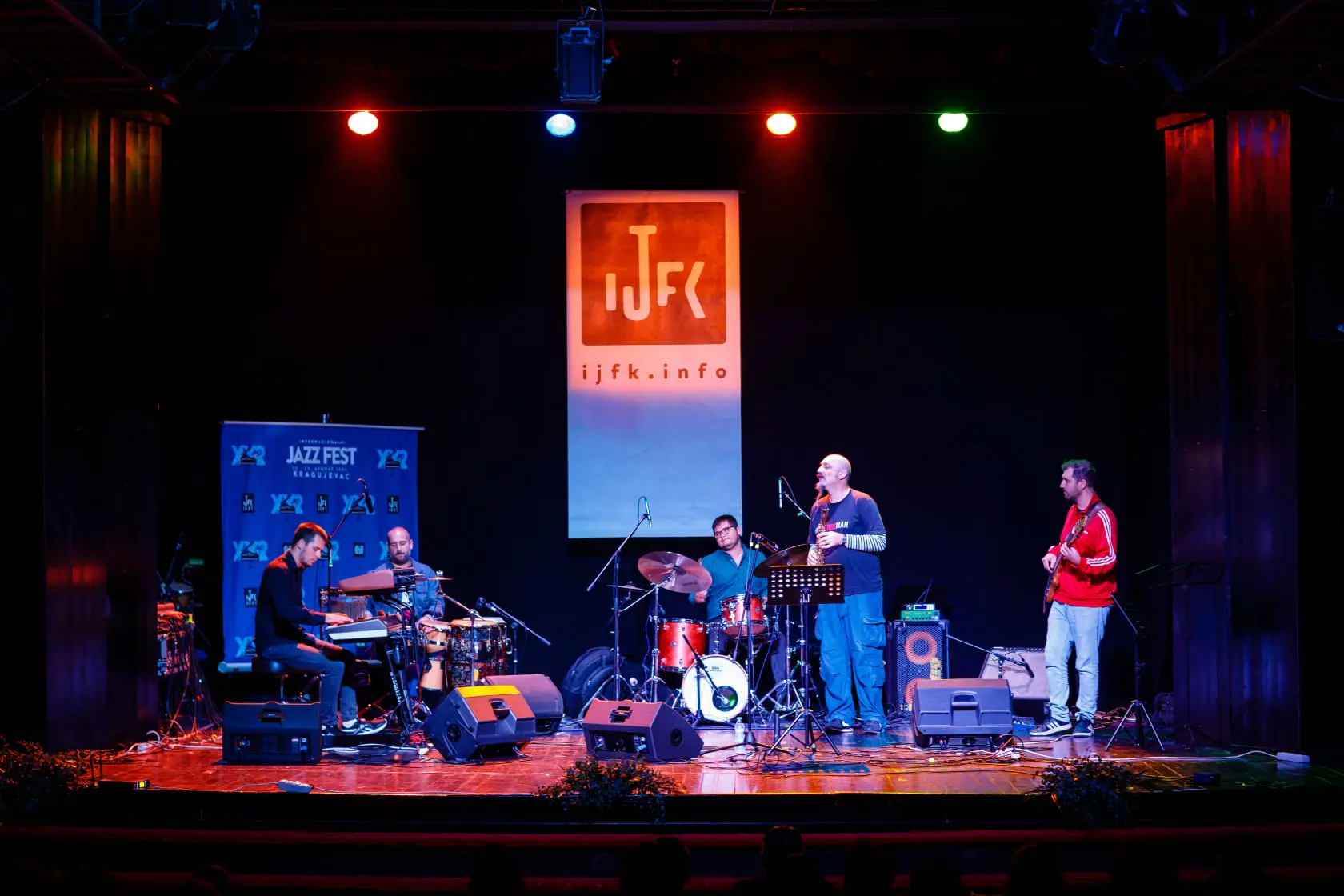 Bosque Sound Community ensemble performing on stage